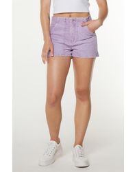 Roxy - Throwback Corduroy Shorts - Lyst