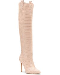 vince camuto suede knee high boots