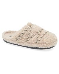 Moon Boot - Teddy Water Repellent Scuff Slipper - Lyst