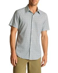 Bonobos - Tech Slim Fit Palm Print Short Sleeve Button-Up Shirt - Lyst