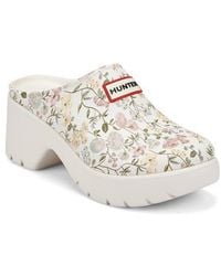 HUNTER - Anika Floral Waterproof Clog - Lyst