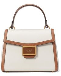 Kate Spade - Small Katy Leather Top Handle Bag - Lyst