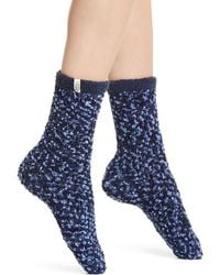 UGG - Cozy Chenille Socks Crew Cut Socks Shoes, Chenille/Polyester/Spandex - Lyst