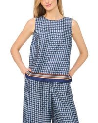 Halogen® - Geo Print Sleeveless Shell - Lyst