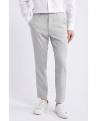 Nordstrom - Slim Fit Stretch Linen Blend Chino Pants - Lyst