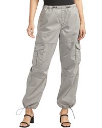 Silver Jeans Co. - Parachute Stretch Cotton Cargo Pants - Lyst