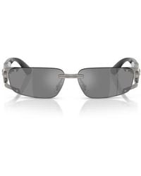 Versace - 59Mm Rectangular Sunglasses - Lyst