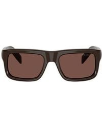Prada - 56Mm Rectangular Sunglasses - Lyst