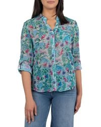 Kut From The Kloth - Jasmine Chiffon Button-Up Shirt - Lyst