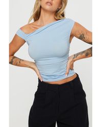Princess Polly - Beller One-Shoulder Crop Top - Lyst