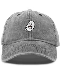 Alix - Coffee Ghost Embroidered Hat - Lyst
