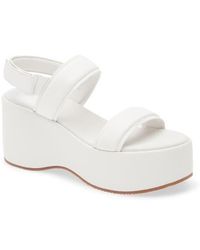Chocolat Blu - Kande Slingback Platform Wedge Sandal - Lyst