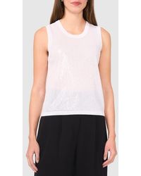Halogen® - Sequin Detail Sleeveless Sweater - Lyst
