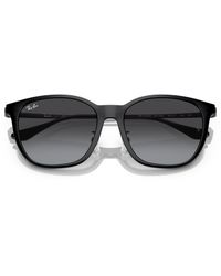 Ray-Ban - 55mm Gradient Square Sunglasses - Lyst