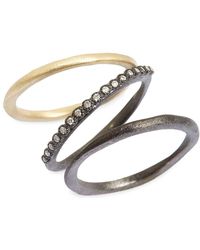 Armenta - Old World Diamond Stacking Rings - Lyst