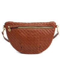 Clare V. - Grande Woven Leather Belt Bag - Lyst