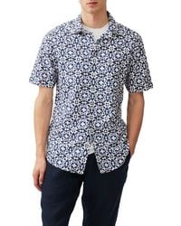 Rodd & Gunn - Palliser Bay Linen & Cotton Short Sleeve Button-Up Shirt - Lyst