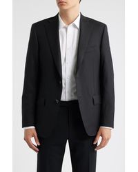 Heritage Gold - Pebble Weave Wool Suit Jacket - Lyst