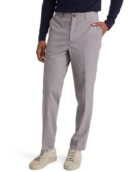 Scotch & Soda - Irving Slim Tapered Leg Flat Front Micropattern Stretch Chinos - Lyst