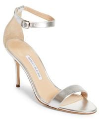 Manolo Blahnik - Chaos Ankle Strap Sandal - Lyst