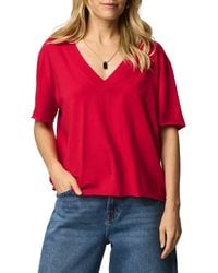 Splendid - Kacey V-Neck T-Shirt - Lyst