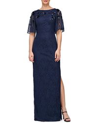 JS Collections - Kalani Embellished Lace Gown - Lyst