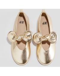 H&M - Bow-Detail Ballet Pumps - Lyst