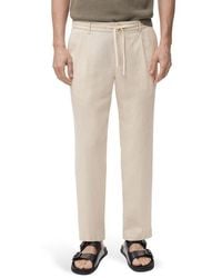 Mango - Slim Fit Pants With Drawstring Waist - Lyst