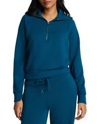 Spanx - Airessentials Half Zip Sweatshirt - Lyst