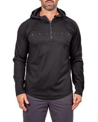 Maceoo - Performance Athletic Quarter Zip Hoodie - Lyst