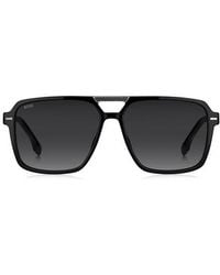 BOSS - 59Mm Square Sunglasses - Lyst