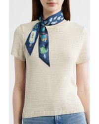 Echo - Sea Silk Ribbon Scarf - Lyst