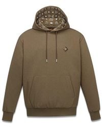 MCM - Essential Logo Patch Ponte Hoodie - Lyst