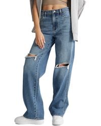 PacSun - baggy Ripped Wide Leg Jeans - Lyst