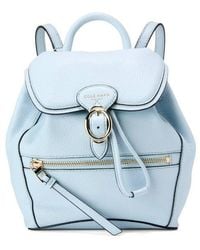 Cole Haan - Alexandria Small Flap Leather Backpack - Lyst