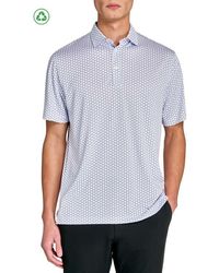 Con.struct - Regular Fit Micro Floral Dot Recycled Performance Golf Polo - Lyst