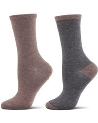 Memoi - Assorted 2-Pack Crew Socks - Lyst