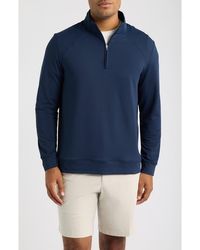 G/FORE - Brushed Back Quarter Zip Performance Pullover - Lyst