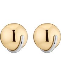 DEMARSON - Jane Two-Tone Oversize Stud Earrings - Lyst