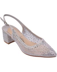 Lady Couture - Rhinestone Mesh Slingback - Lyst