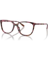 Michael Kors - 55Mm Rectangle Optical Glasses - Lyst