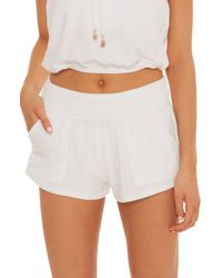 Isabella Rose - Soleil Shorty Terry Cover-up Shorts - Lyst