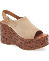Chloé - Wedge Sandals "Maxime" - Lyst