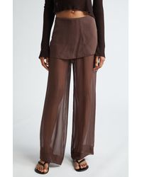Paloma Wool - Archive Layered Silk Trousers - Lyst