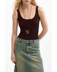 Desigual - Rib Tank - Lyst