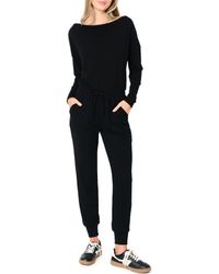 Gibsonlook - Luxe Off The Shoulder Long Sleeve Knit Jumpsuit - Lyst