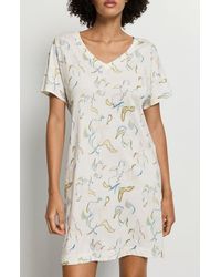 Hanro - Sleep & Lounge Short Sleeve Nightgown - Lyst