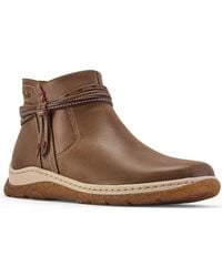 Clarks - Orlene Roam Leather Bootie - Lyst