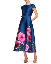 Kay Unger - Ina Belted Cocktail Dress - Lyst