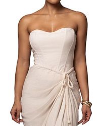 JLUXLABEL - New Obsession Draped Top - Lyst